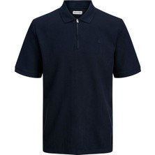 Jjeaustın Zıp Polo Ss Noos Navy