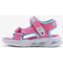 Skechers Sola Glow Sandal Büyük Kız Çocuk Pembe Işıklı Sandalet 303024L Hpaq