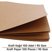 Packmai 25X35 cm Kraft Kağıt (100 Adet)  Paketleme | Ambalaj Kağıdı Doğal-Dayanıklı ve Çok Amaçlı