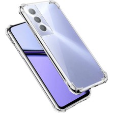 Caseworld Realme C65 Kapak Kamera Korumalı Airbag Antishock Köşe Korumalı Şeffaf Silikon Kılıf