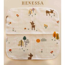 5'li Müslin Ağız ve Ter Silme Mendili 25×25