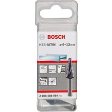 Bosch Professional Kademeli Matkap Hss-Altin 3 Yüzeyli Şaftlı (M10-M40)