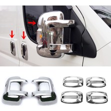My Tuning Fiat Ducato Krom Kapı Kolu 4 Kapı P.çelik Abs Plastik Krom Kaplama Ayna Kapağı 2 Prç 2006 Ve Üzeri