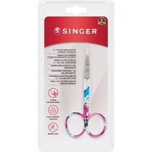 Singer Kıvrık Uçlu Renkli Nakış Makası (4")