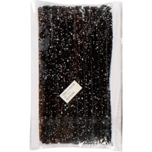 Silikon Yapışkanlı Taş Siyah 1 Metre 1 cm 1 metre