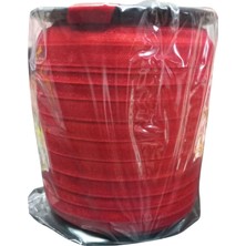 Çamaşır Lastiği Düz 1 cm  75 Metre 1 Top Kırmızı