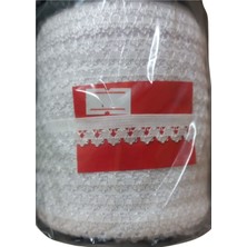 Çamaşır Lastiği Dantelli 1 cm 1 Metre Beyaz 1. Model