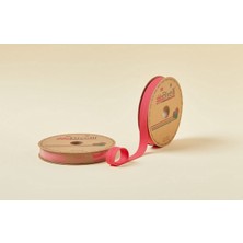 Biyelli Koton Katlı D33 Koyu Kırmızı 2 cm 25 Metre %65 Koton %35 Polyester