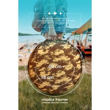 Moda Home Bedding Sıvı Geçirmez Minder | Dekoratif,balkon, Bahçe, Plaj, Kamp, Havuz ve Palet Minderi(Yuvarlak Ys)