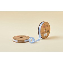 Biyelli Saten Katlı 052 Koyu Mavi 2 cm 25 Metre %100 Polyester