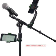 Telefon Tutucu Için Gitar Kafa Mikrofon Standı Müzik Standı 360 Derece Dönebilen Smartphone