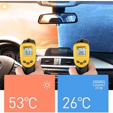Alpotekno 120*55 cm Ambalajlı Vantuzlu Araç Içi Ön Cam Perdesi Katlanabilir Güneşlik