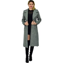 Baglan Kadın Pıtırcık Uzun Kaşe Kaban BGL-ST04121