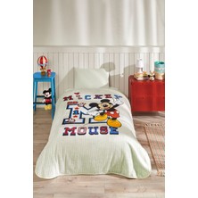 Özdilek Mickey Mouse College Disney Lisanslı Tek Kişilik Çocuk Battaniyesi 155 x 215  cm