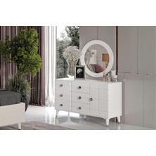 Doressa City White Kapaklı Şifonyer