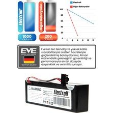 Electroll Xiaomi Mi Vacuum Mop Pro Stytj02ym Uyumlu Batarya (ORJİNAL KAPASİTE) 3200mah Kutulu Robot Süpürge Pil Değişimi