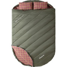 Kingcamp Freespace 250-D Çift Kişilik Yastıklı Uyku Tulumu Olive