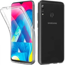 Samsung Galaxy M10 Çift Taraflı Silikon Kılıf Şeffaf