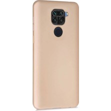 Xiaomi Redmi  Note 9 Premium Silikon Kılıf Gold
