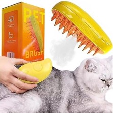 Elasya Hediyelik Şarjlı Soğuk Buharlı Kedi Köpek Fırçası Tarağı