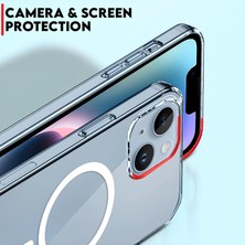 iPhone 16 Şeffaf Mika Sararmaz Magsafe Kılıf