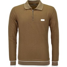 Baglan Erkek Spor Mevsimlik Polo Yaka Sweatshirt BGL-ST03932