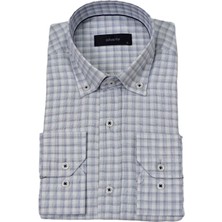 Baglan Erkek Klasik Piti Kare Tek Cepli Gömlek BGL-ST03906