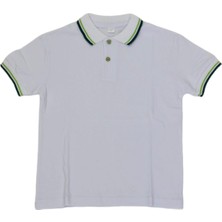 Baglan Kolej Polo Yaka Tişört Beyaz Bgl-St03880