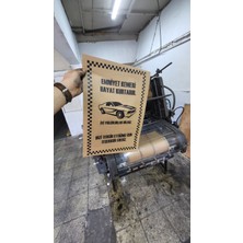 35X50 120 Gr. Kraft Kağıt Oto Paspası 100 Adet