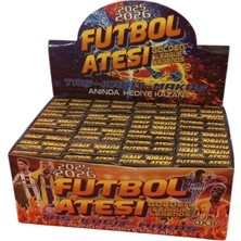 Futbol Ateşi Golden League Legends Büyük Kutulu 48 Paketli Futbol Oyun Kartları Toplam 384 Kart