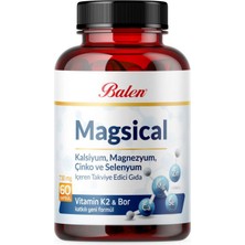 Balen Magsical 730 Mg * 60 Kapsül | Magnezyum Eksikliğini Gidermekiçin Takviye Edici Gıda 11