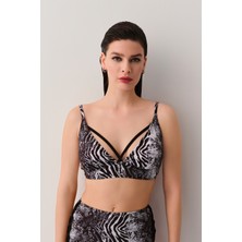 Suwen Savage Biyeli Üçgen Bikini Üst