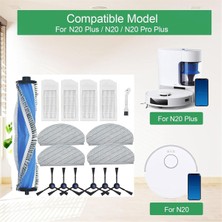 Ecovacs Deebot N20 Plus, N20, N20 Pro Plus Robot Süpürge Ana Yan Fırça Hepa Filtre Paspas Bezi Aksesuarları (Yurt Dışından)