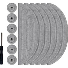 Roborock S8 Maxv Ultra / S8 Max Ultra Robot Süpürge Için Mop Pedleri Mop Bezi Yedekleri (Yurt Dışından)
