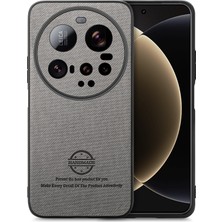 LR Joyful Xiaomi 15 Ultra Kumaş Doku Deri Telefon Arka Kapak (Yurt Dışından)