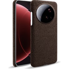 LR Joyful Xiaomi 15 Ultra Kumaş Dokusu Çizilmez Koruyucu Pc Arka Kapağı (Yurt Dışından)