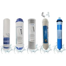 Aqua Bella Filtre Seti Açık Kasa Su Arıtma Cihazı Filtresi 5li