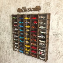 Pleksi Kapaklı 1/64 Ölçek 50ARAÇ Hotwheels Matchbox Metal Araç Uyumlu Model Oyuncak Araba Rafı