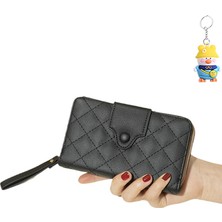 Runxi Life Hall Cüzdan Kadın Uzun Para Cüzdanı Çoklu Kart Yuvası Toka Cüzdanı Büyük Kapasiteli Clutch Kadın (Yurt Dışından)