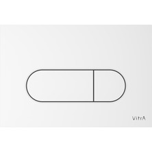 VitrA Root Round 740-2200 Kumanda Paneli, Parlak beyaz