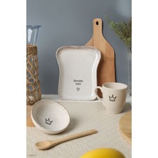 Keramika Atıştırmalık Tost Seti 3 Parça 22500-06