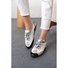 Kadın Boeno Spor Ayakkabı - Beyaz-Siyah