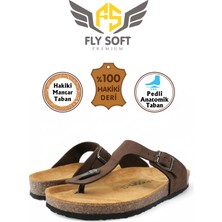 Fly Soft Verona Erkek Terliği Kahverengi