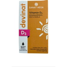 Sanat Hega Devinat Vitamin D3 400 Iu Damla 20 ml