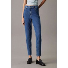 Kadın Mom Jean Pantolon - Denim