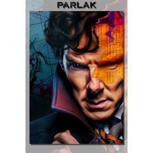 Sherlock Holmes Benedict Cumberbatch Dizi Poster-Duvar Kağıdı Yüksek Kalite