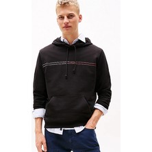 Erkek Tjm Kapüşonlu Sweatshirt - Siyah
