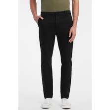 Erkek Gj Slim Chino Pantolon - Siyah