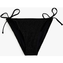 Koton Dokulu Yanları Bağlamalı Ipli Bikini Altı
