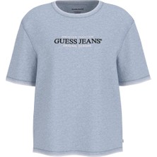 Kadın  Gj Ss Cn Os American T-Shirt - Açık Mavi